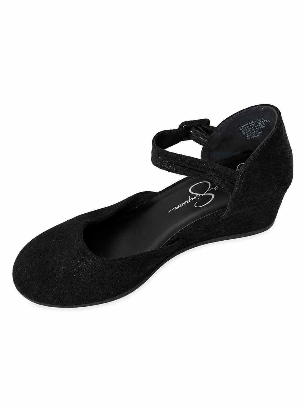Jessica Simpson Black Glitter Mary Jane Shoes – Women’s Size 5 - Picture 5 of 6